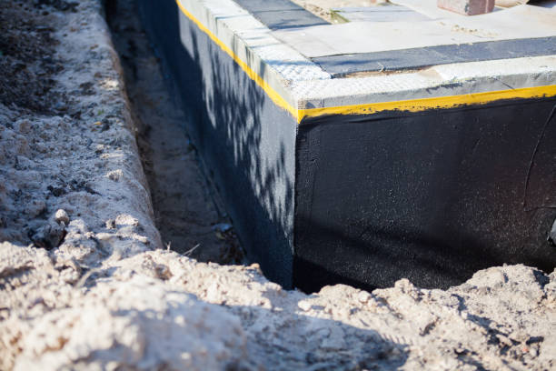 Residential Foundation Crack Repair installation at a Weston, MI home by SJ Waterproofing Pros
